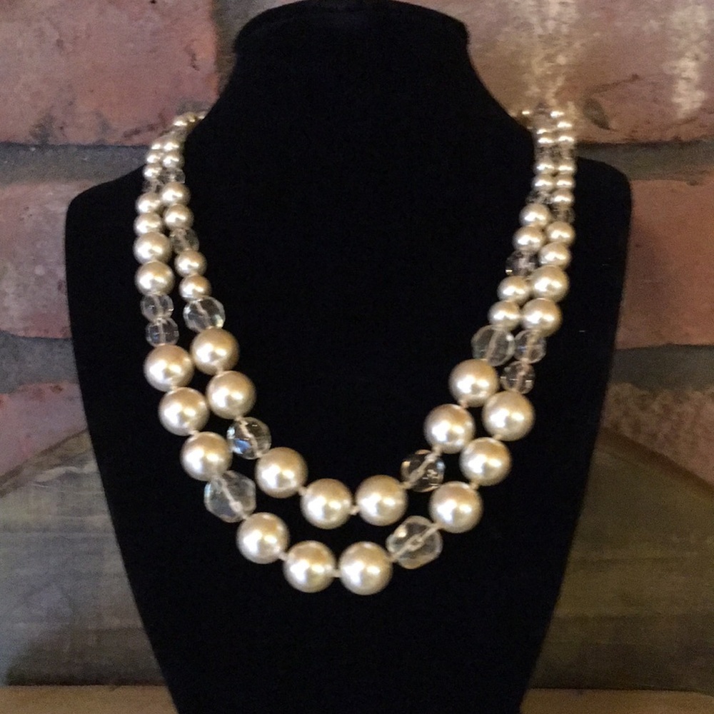 Costume double Strand Peal Neckless